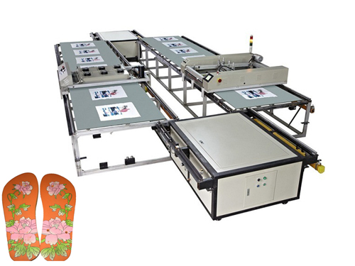 SPT跑臺拖鞋絲網(wǎng)印花機